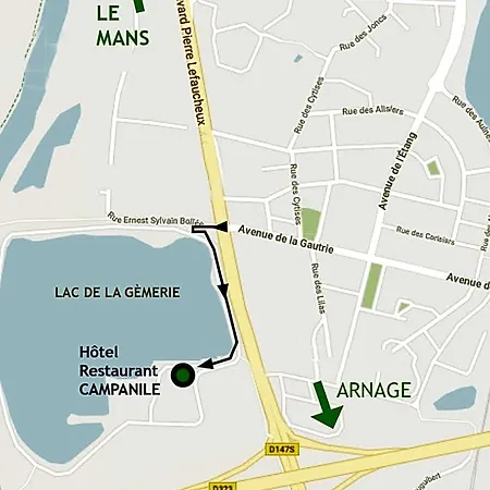 Campanile Le Mans - Hotel Arnage
