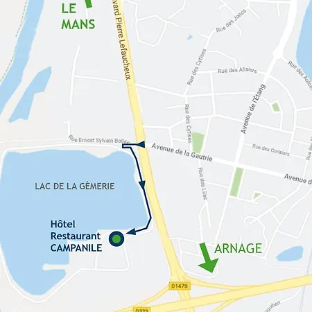 Campanile Le Mans -